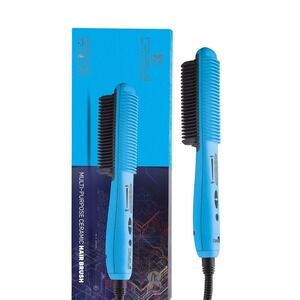 Royale‎ Genius Heating Element Multi-Purpose Ceramic Hair Brush $500 Baby Blue